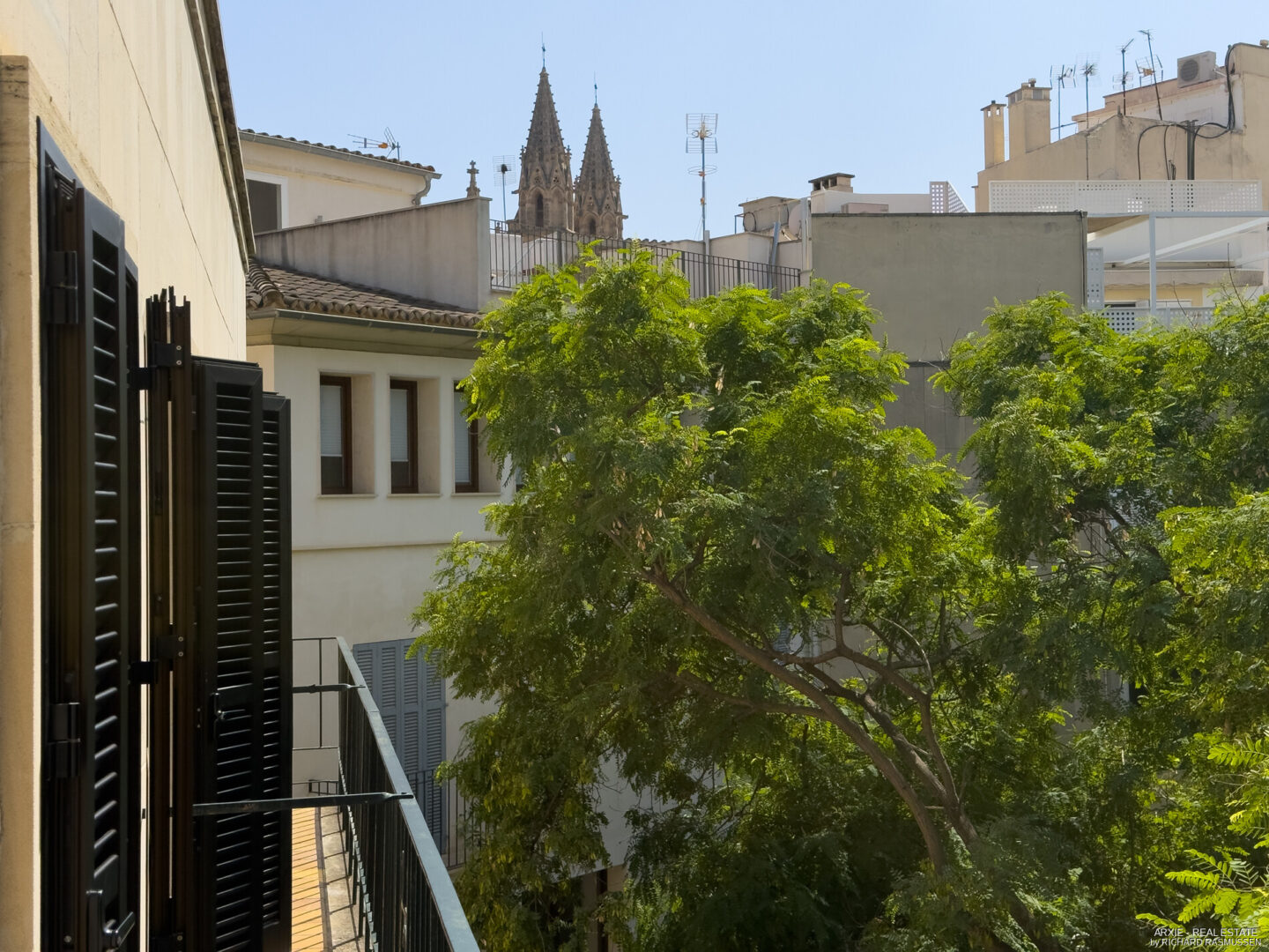 Vista de la plaza